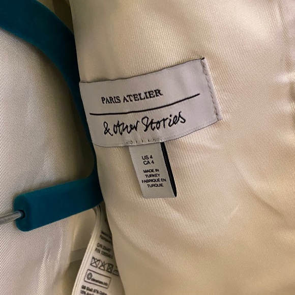 And Other Stories Tweed Houndstooth Jacket & Skirt Set - Picture 3 of 5